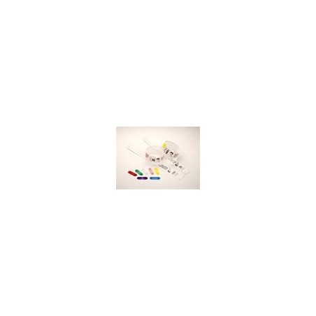 "Zebra Clip Closure Kit Blue - Secure and Stylish Fastening Solution | SKU: 97032-BLUE"